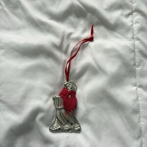 Vintage Lenox Kirk Steiff Collection Pewter Caroler Ornament‎ Christmas Holiday